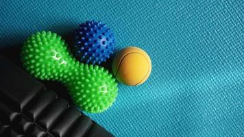 Massage ball roller for self massage, reflexology photo