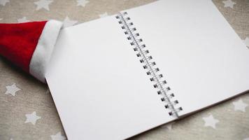 Notebook to write goals of new year photo