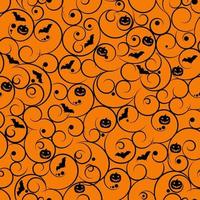 Halloween seamless pattern background vector illustration