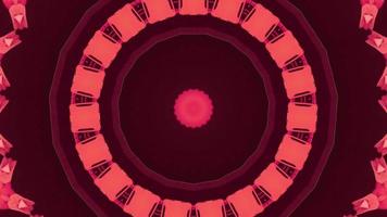 sfondo di caleidoscopio di gamberi rossi e neon di vino video