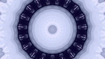 Lilac Grey Fractal Kaleidoscope Background video