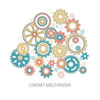 gear wheel mechanism vector