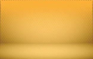 Orange studio empty room background vector