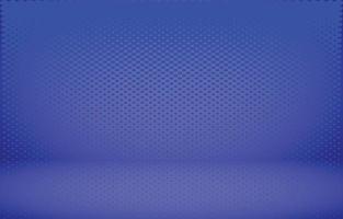 Blue studio empty room background vector