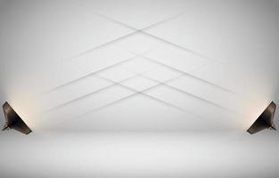 White studio empty room background vector