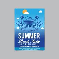 Summer Camp Flyer vector