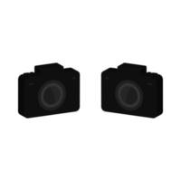 Photo camera illustrated on white background vector