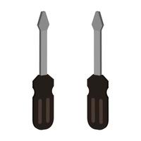 Screwdriver illustrated on a white background vector