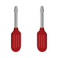 Screwdriver illustrated on a white background vector