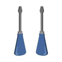 Screwdriver illustrated on a white background vector