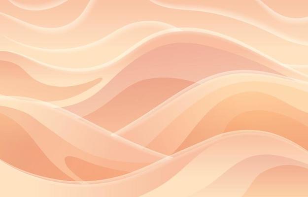 Sand Dunes Beige Wave Texture Background