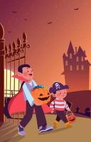 Trick or Treat Halloween vector