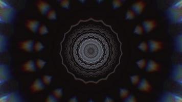 dunkles Traubenviolett mit kaleidoskopischem Chroma-Element video