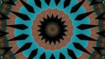 Textured Brown with Sky Accents Kaleidoscopic Element video