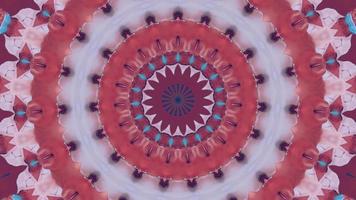 Erdbeertöne des roten kaleidoskopischen Elements video