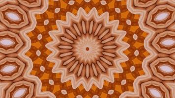 Warm Pink - Red Ornate Textured Detail Kaleidoscopic Element video