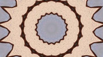 rose - étoile brune avec élément kaléidoscopique brun à garniture foncée video