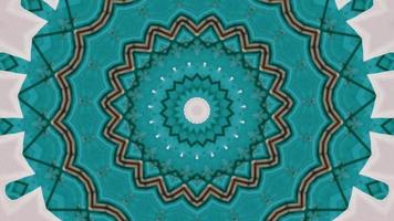 Teal Texture with A Pink Background Kaleidoscopic Element video