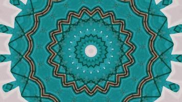 Teal Texture with A Pink Background Kaleidoscopic Element video