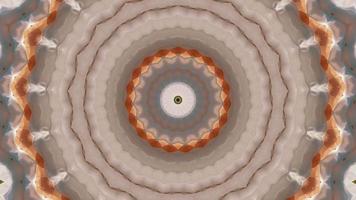 Dull Brown Rose Textured Circle Kaleidoscopic Element video