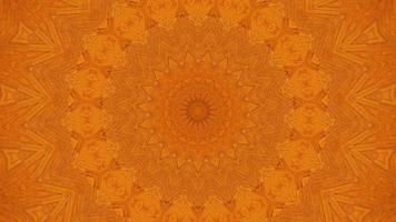 Bright Orange Textured Kaleidoscopic Element video