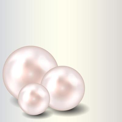 Beauty pearl background vector illustration