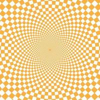 Orange hypnotic background. vector