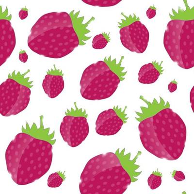 Strawberry abstract hypnotic background. vector illustration