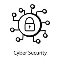 Cyber Security and Protection vector