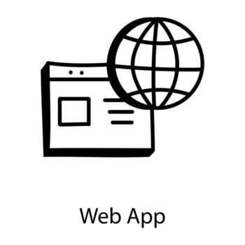 Web App and Internet vector
