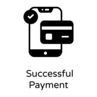Approved Successful Payment vector