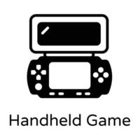 Handheld  Vedio Game vector