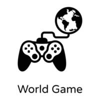 World Game Pad vector