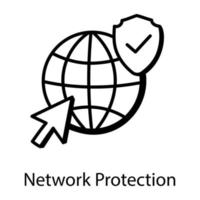 World Network Protection vector