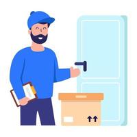 Home  Door Delivery vector