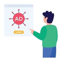 Online Advertising Submission vector
