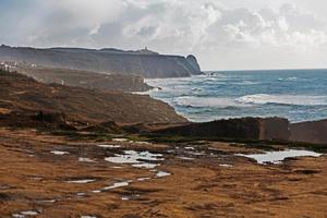 Seascape with clouds photo