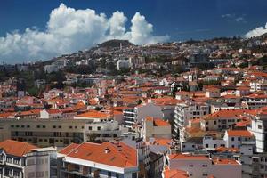 Town located on a high mountain photo