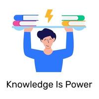 Knowledge Is Power vector