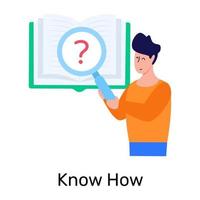 Know How and knowledge vector