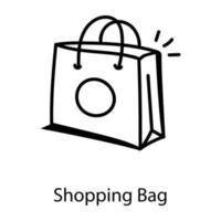 Grocery  Shopping Bag vector