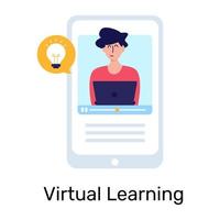 Online  Virtual Learning vector