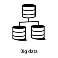 big data y red vector