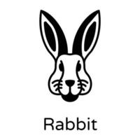 Rabbit and Lapin vector