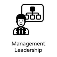 Management Leadership and Supervisor vector