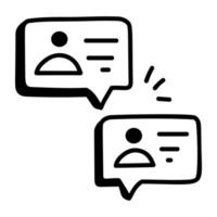 Conversation and Communication vector