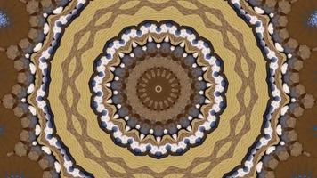 Cool Coffee Textured Brown Kaleidoscopic Element video