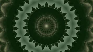 Seaweed Green with Forest Accents Kaleidoscopic Element video