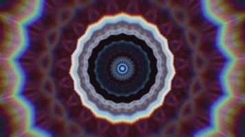 weinroter Stern mit blassrotem kaleidoskopischem Gitterelement video