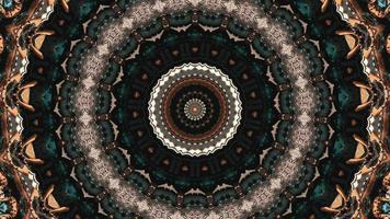 Paisley Earth Toned Kaleidoscopic Element video